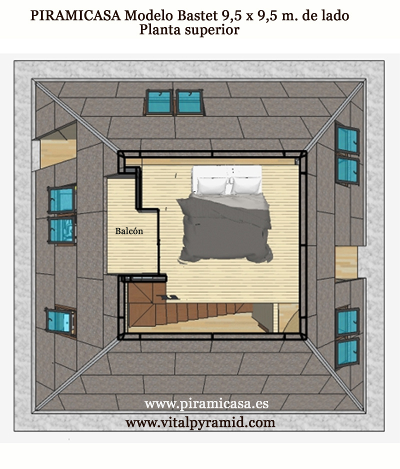 Casa piramidal en monte