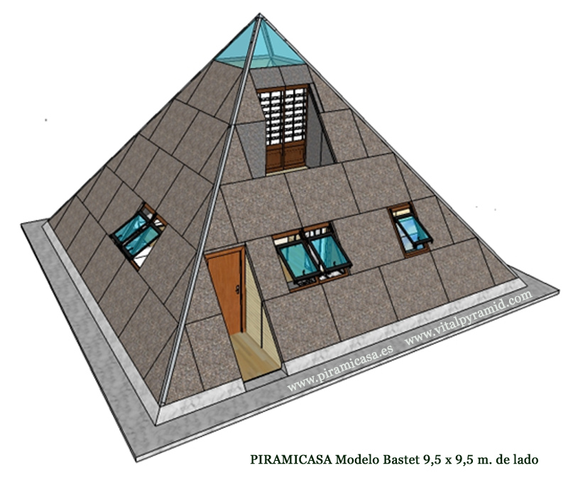 Casa piramidal en monte