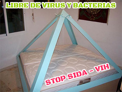 Stop VIH/SIDA, pirámides libres de virus y bacterias